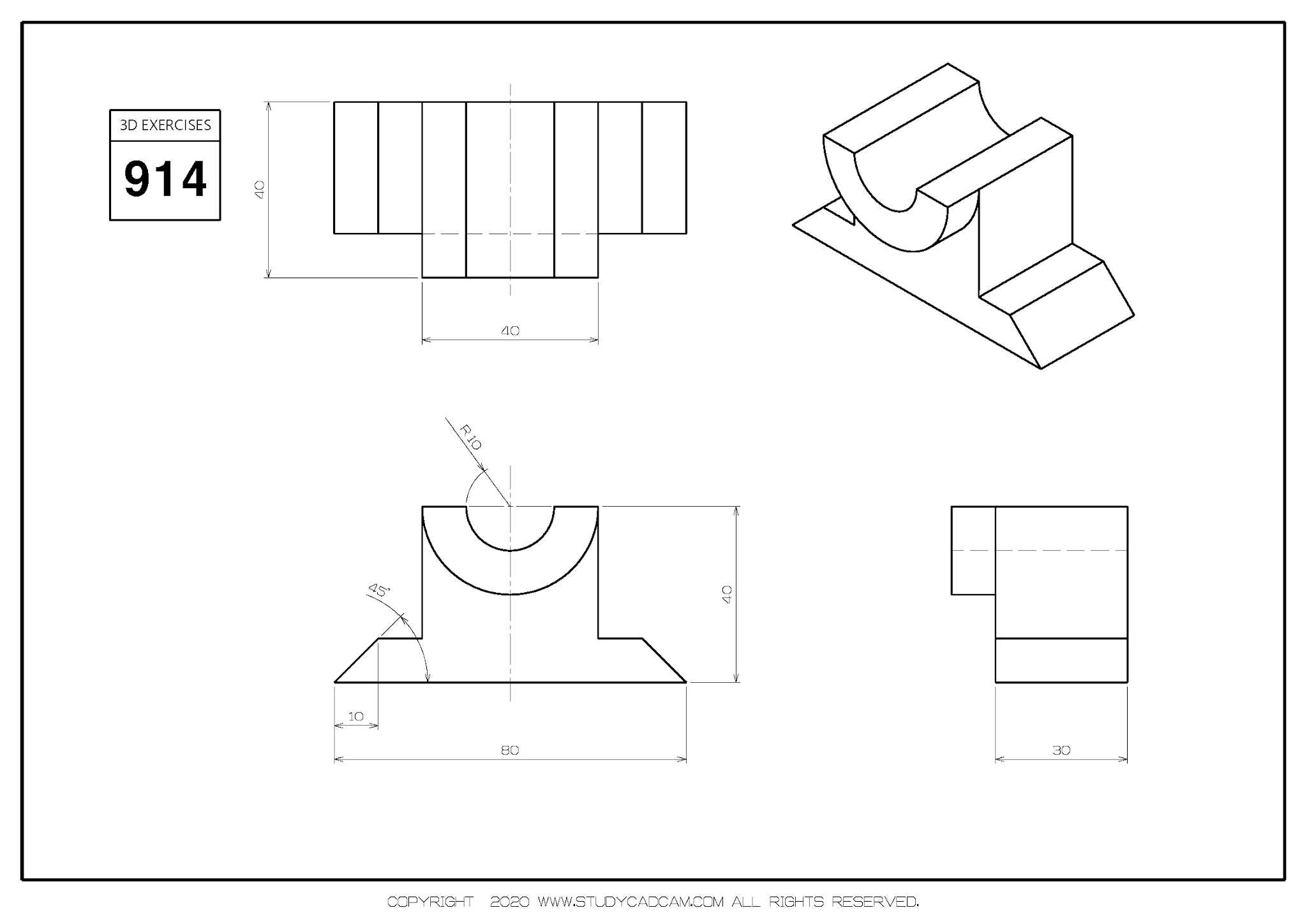 Studycadcam��άCAD��ϰ914/Autodesk Inventor Pro