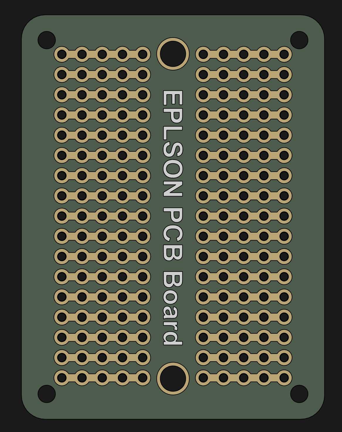 EPLZON可焊小型PCB板2.0\“x1.5\”