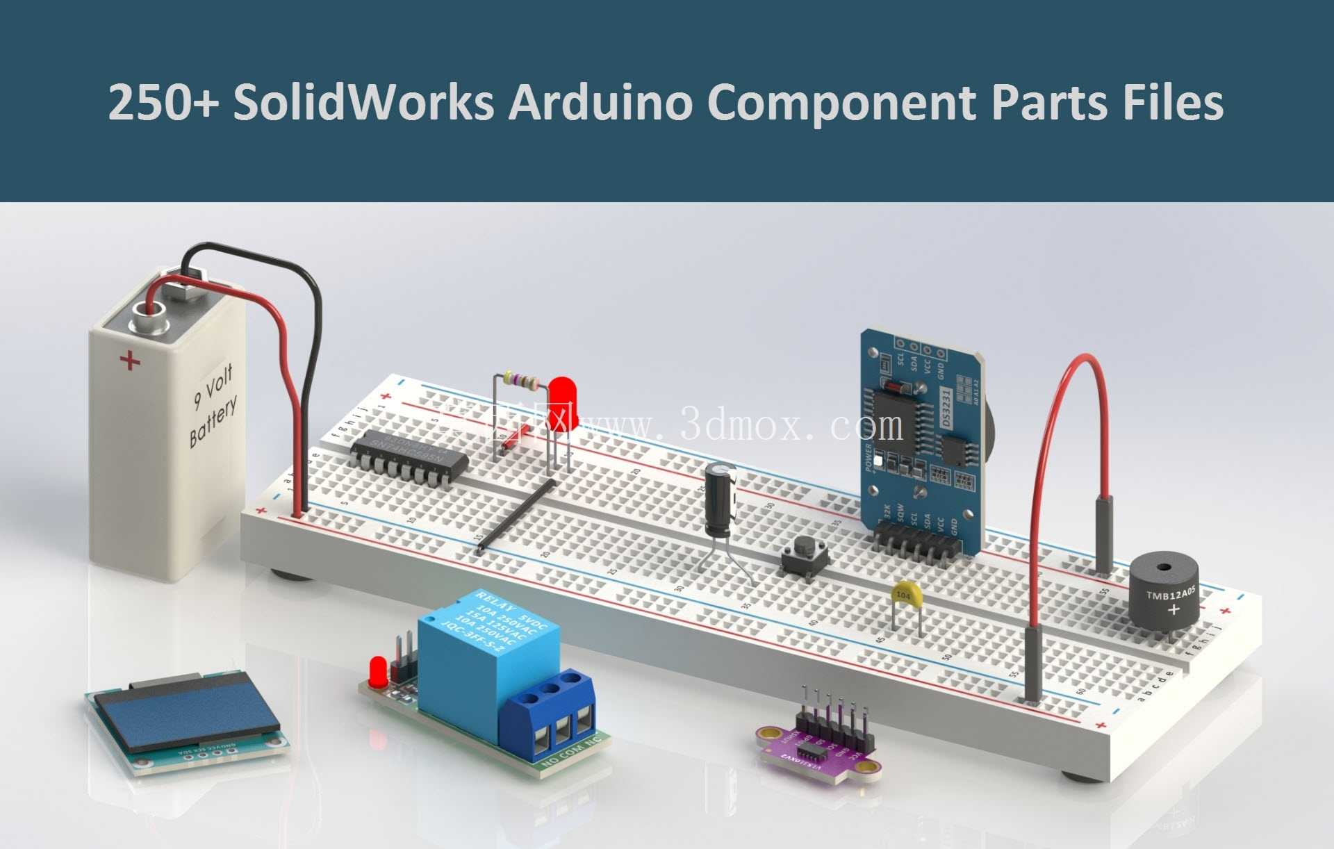 Arduino 面包板 400 零件