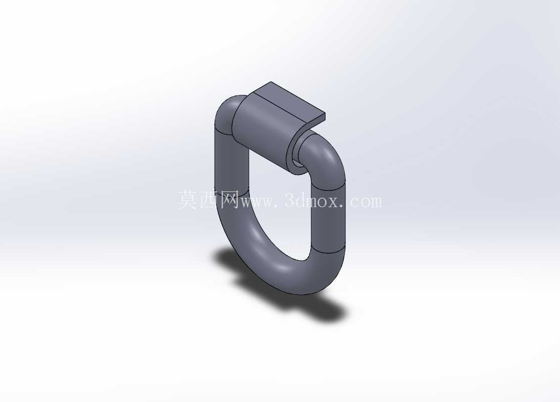 货讯通锻钢 D 型环系紧锚 - 焊接 - 1\" x 5\" 15,000 磅