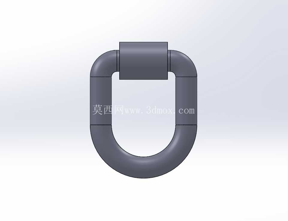 货讯通锻钢 D 型环系紧锚 - 焊接 - 1\" x 5\" 15,000 磅