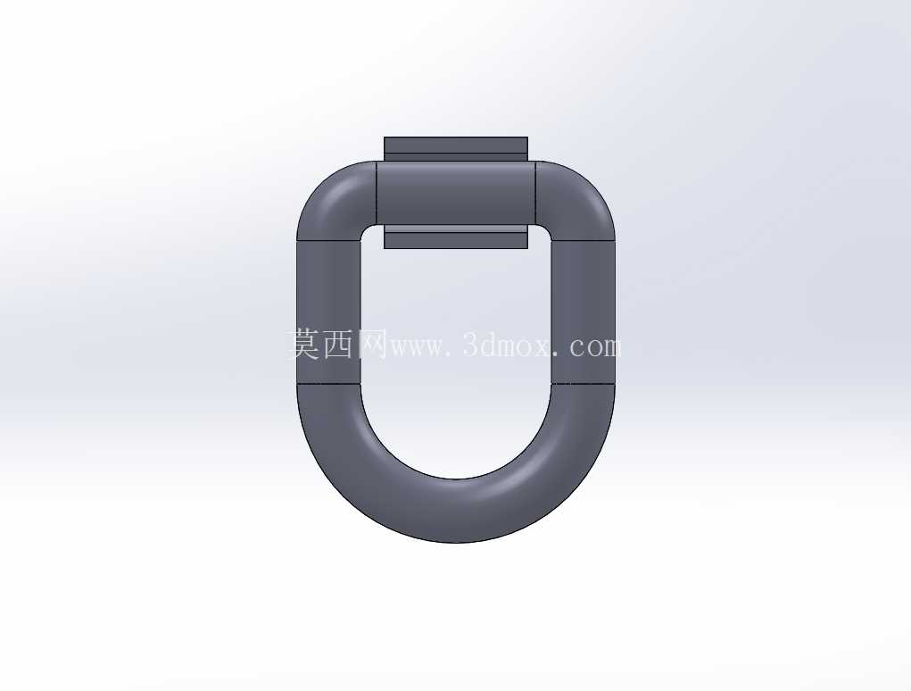货讯通锻钢 D 型环系紧锚 - 焊接 - 1\" x 5\" 15,000 磅