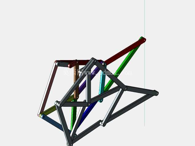 Walking_Mechanism_By_Linkage