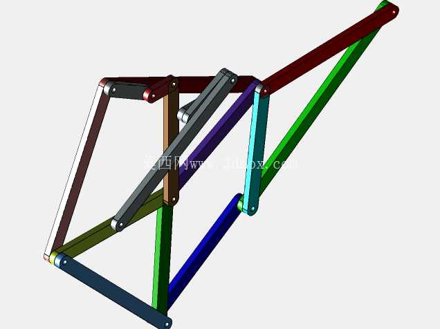 Walking_Mechanism_By_Linkage