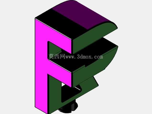 桌面 3D 打印可旋转姓名标签