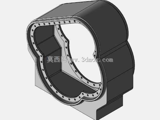 6.05:1 减速齿轮箱,采用东芝 B0252FLG3UMH02 交流电机原装 AUTODESK INVENTOR 2020 型号