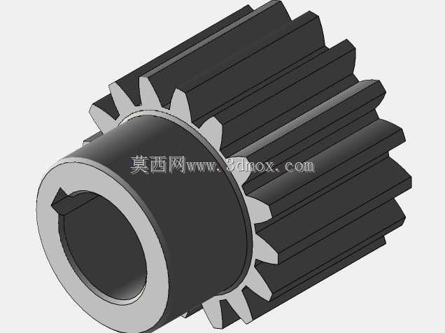 6.05:1 减速齿轮箱,采用东芝 B0252FLG3UMH02 交流电机原装 AUTODESK INVENTOR 2020 型号