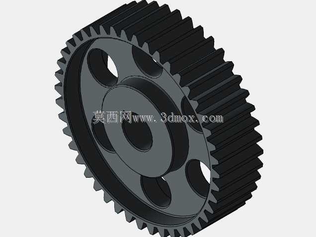 6.05:1 减速齿轮箱,采用东芝 B0252FLG3UMH02 交流电机原装 AUTODESK INVENTOR 2020 型号
