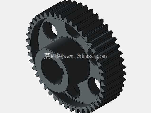 6.05:1 减速齿轮箱,采用东芝 B0252FLG3UMH02 交流电机原装 AUTODESK INVENTOR 2020 型号