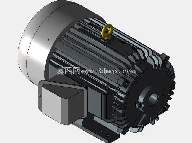 6.05:1 减速齿轮箱,采用东芝 B0252FLG3UMH02 交流电机原装 AUTODESK INVENTOR 2020 型号