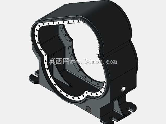6.05:1 减速齿轮箱,采用东芝 B0252FLG3UMH02 交流电机原装 AUTODESK INVENTOR 2020 型号