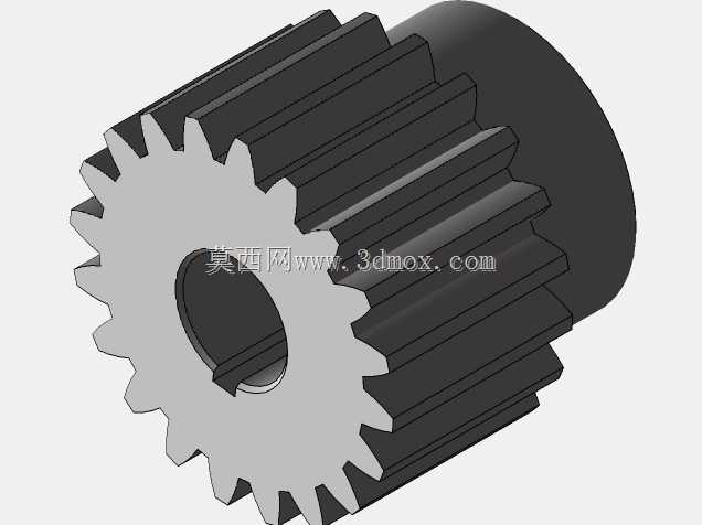 6.05:1 减速齿轮箱,采用东芝 B0252FLG3UMH02 交流电机原装 AUTODESK INVENTOR 2020 型号