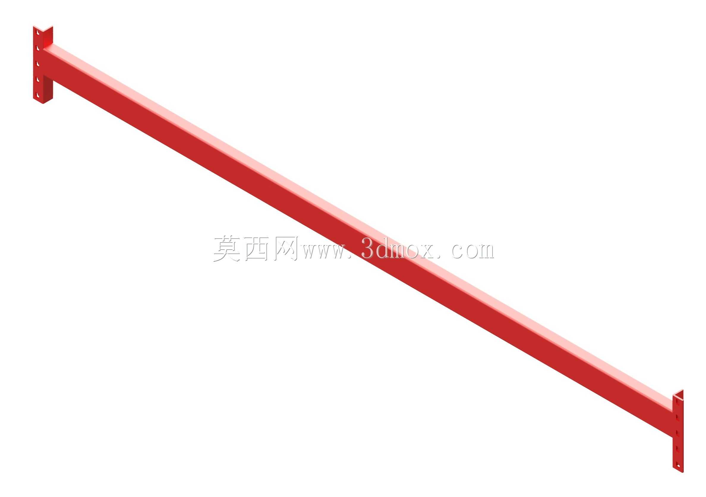 简易托盘存储架3D CAD