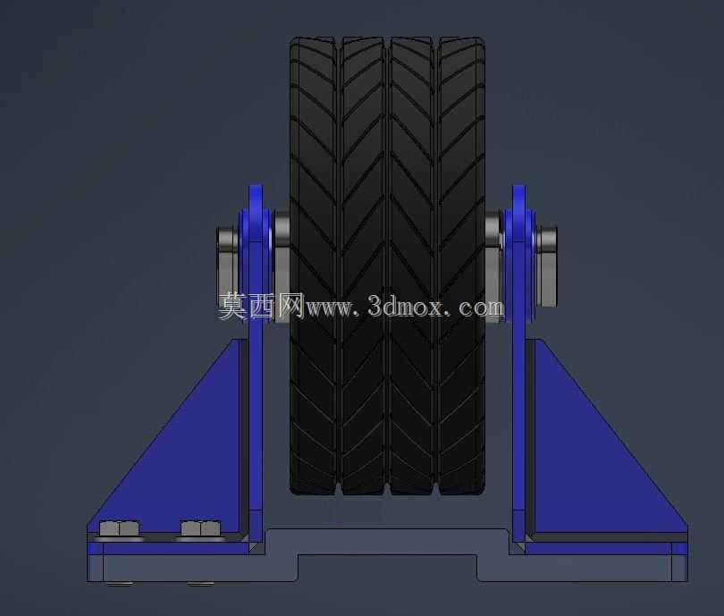 输送机惰轮,用于练习/测试/培训 (Autodesk Inventor)
