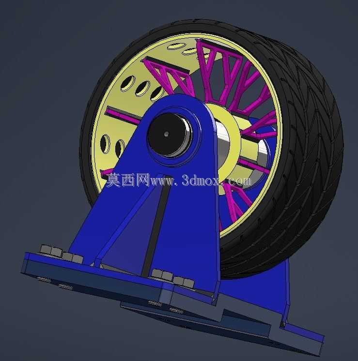 输送机惰轮,用于练习/测试/培训 (Autodesk Inventor)