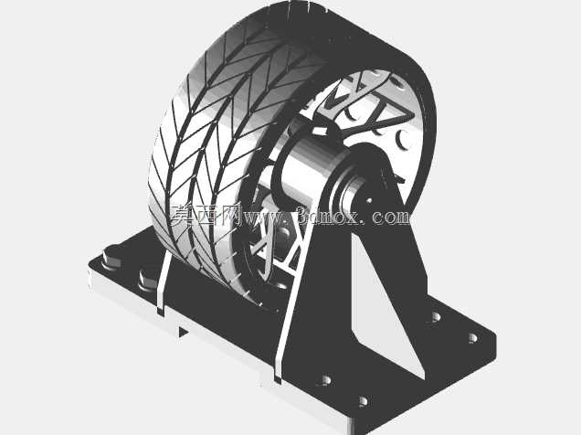 输送机惰轮,用于练习/测试/培训 (Autodesk Inventor)