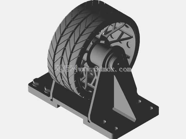 输送机惰轮,用于练习/测试/培训 (Autodesk Inventor)