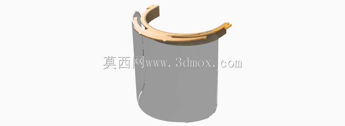 带有 A4 尺寸遮阳板的面罩