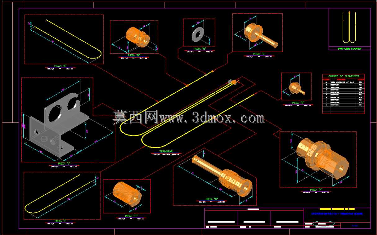 Termopar AutoCAD ��ϰ