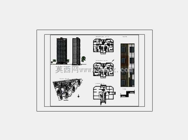 办公室和公寓 AutoCAD 图纸