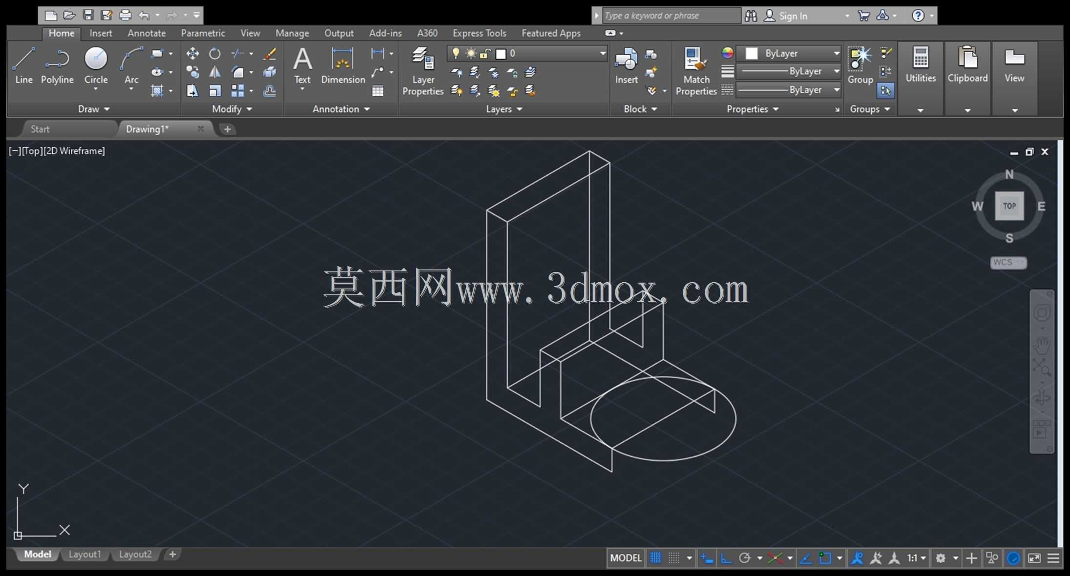 Autocad �����ͼʾ��