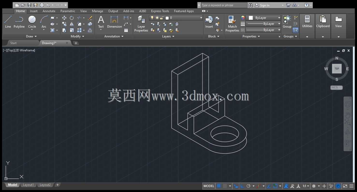 Autocad �����ͼʾ��