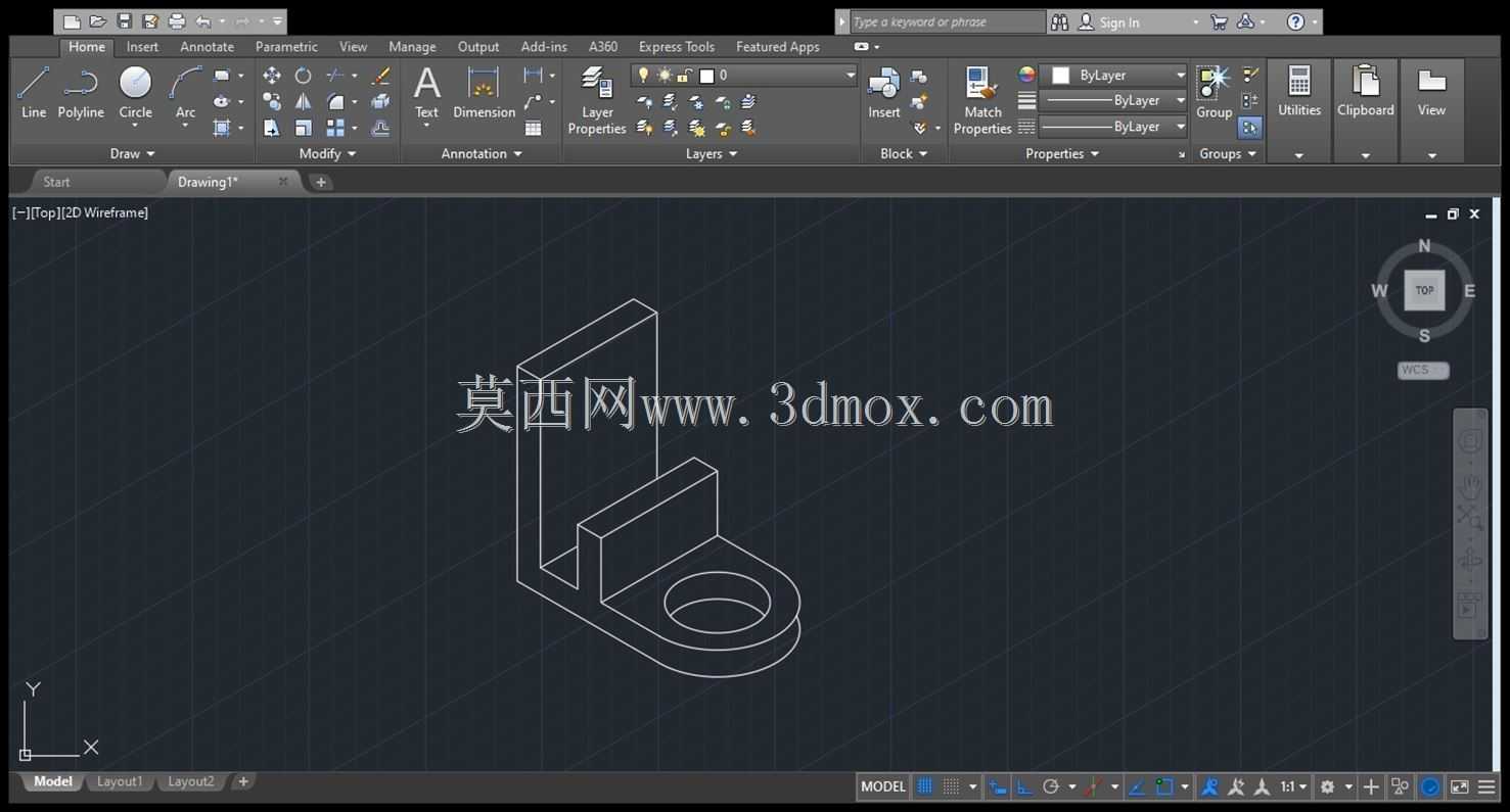 Autocad �����ͼʾ��