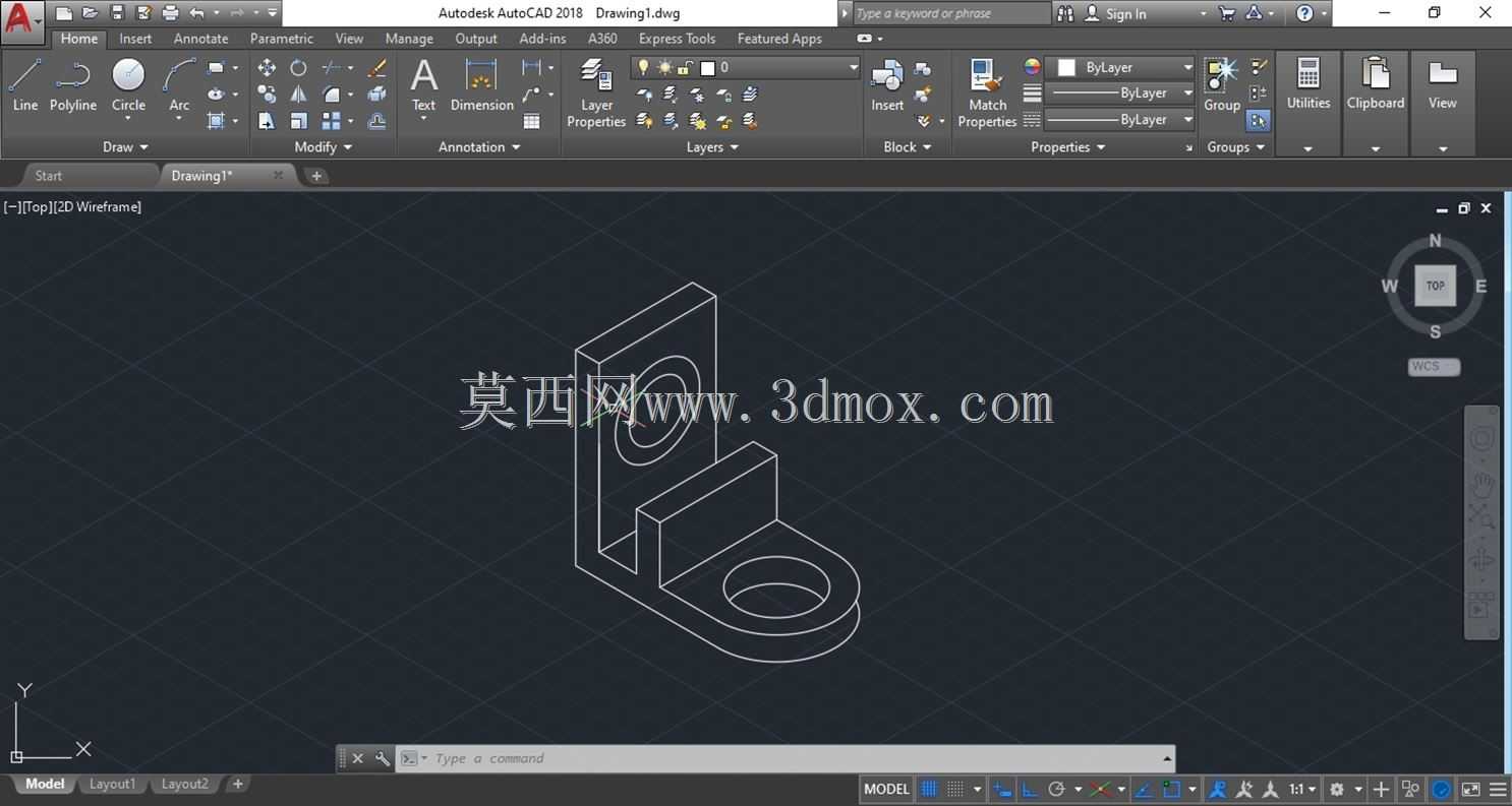 Autocad �����ͼʾ��