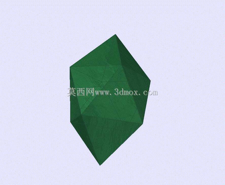 回转拉长方形双锥