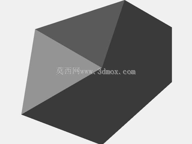回转拉长方形双锥