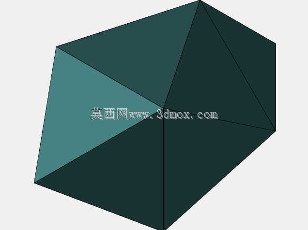 回转拉长方形双锥