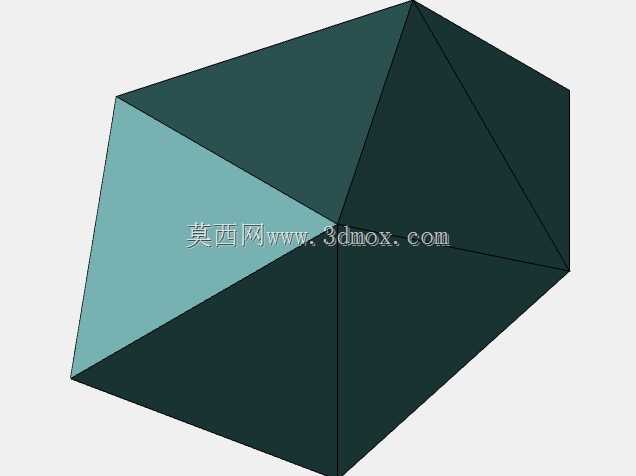 回转拉长方形双锥