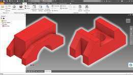Autodesk Inventor 零件 - 型号 08 + 09