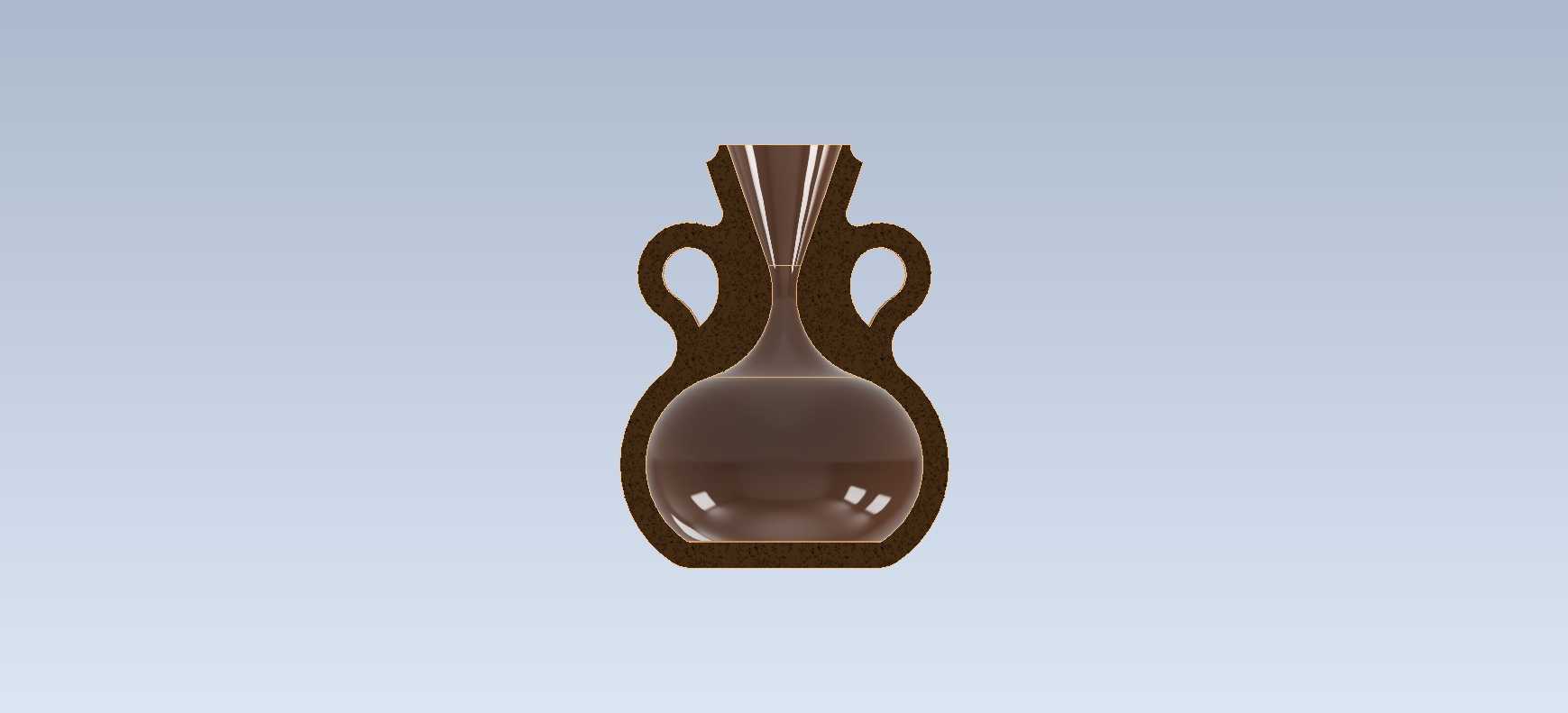 Studycadcam 2D 到 3D CAD 练习 620/Vase/ Florero/ /Autodesk Inventor Pro