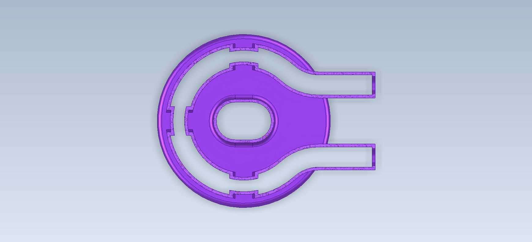 3D CAD 基础练习 / CATICS 3D08-H03/ Autodesk Inventor Pro