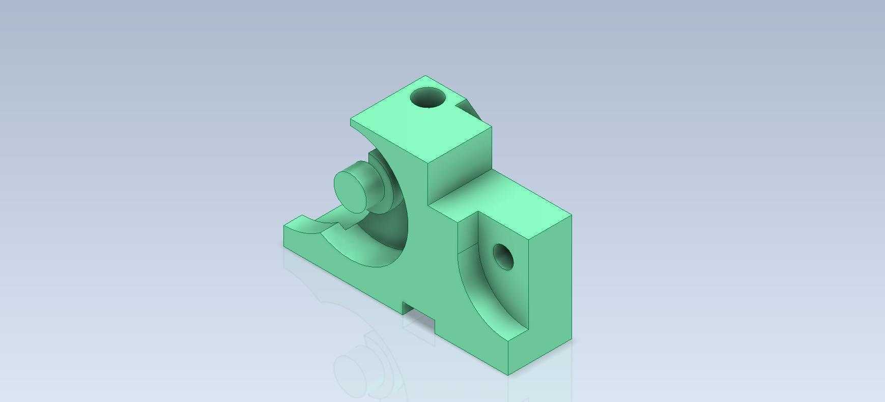 Studycadcam 3D CAD 练习 815/工具支架/Portaherramientas/Autodesk Inventor Pro