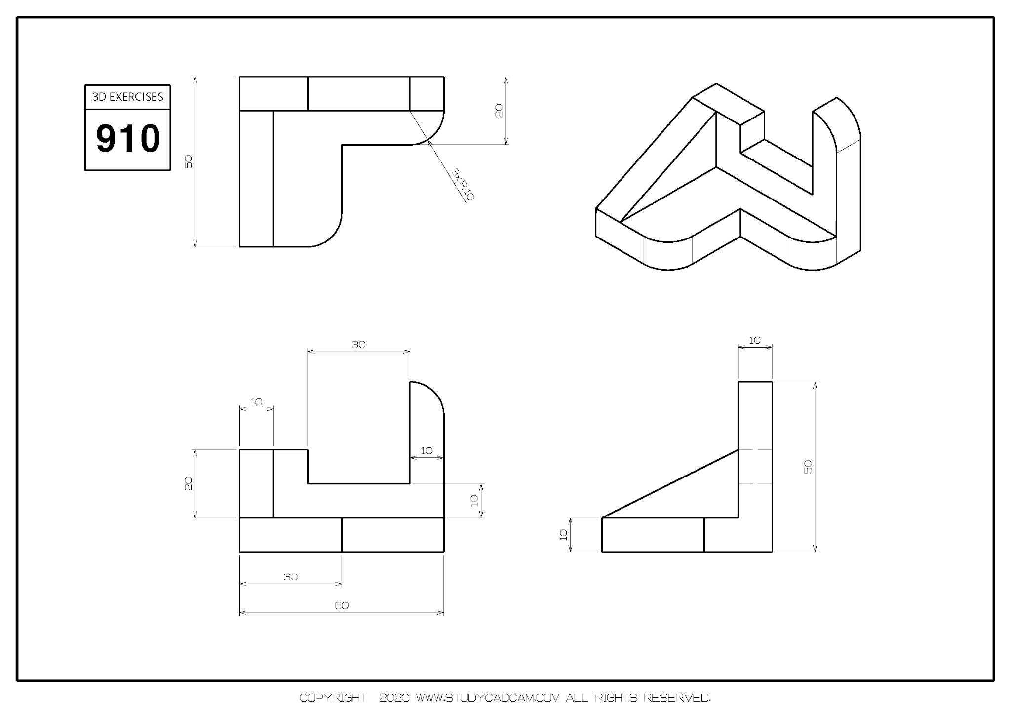 Studycadcam 3D CAD ��ϰ 910/Autodesk Inventor Pro