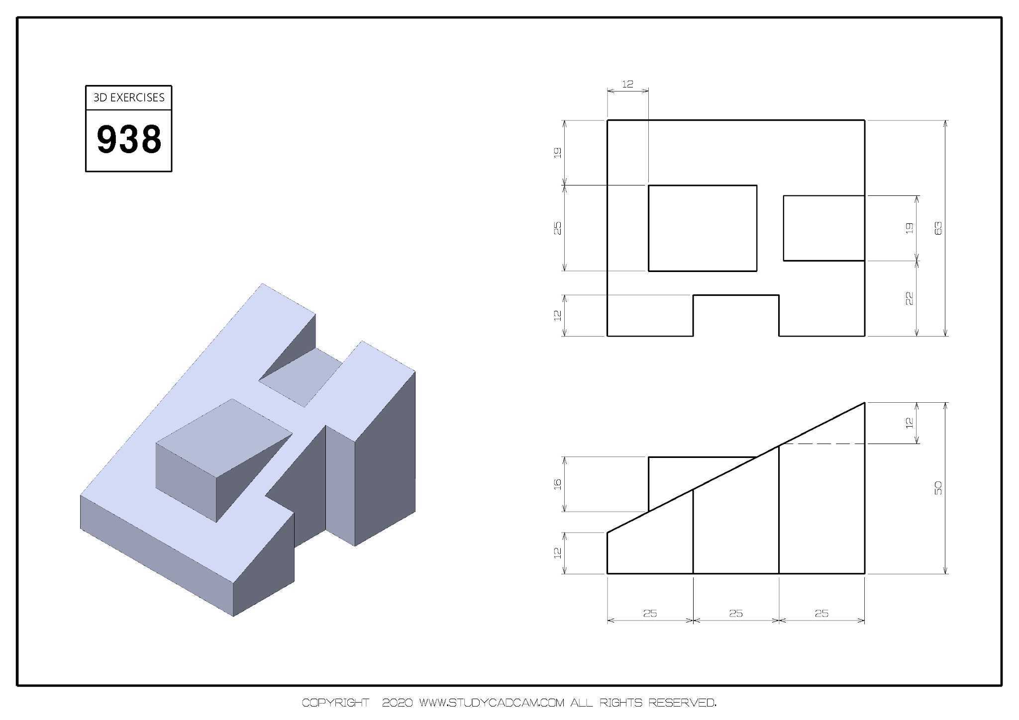 Studycadcam 3D CAD ��ϰ 938/Autodesk Inventor Pro