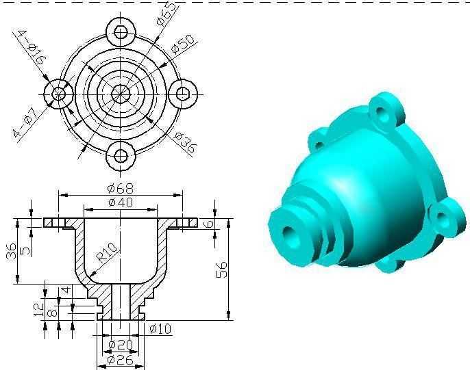3D CAD 基础练习/Autodesk Inventor Pro