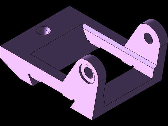 3D CAD 基础练习 / CATICS 3D08-L03/ Autodesk Inventor Pro