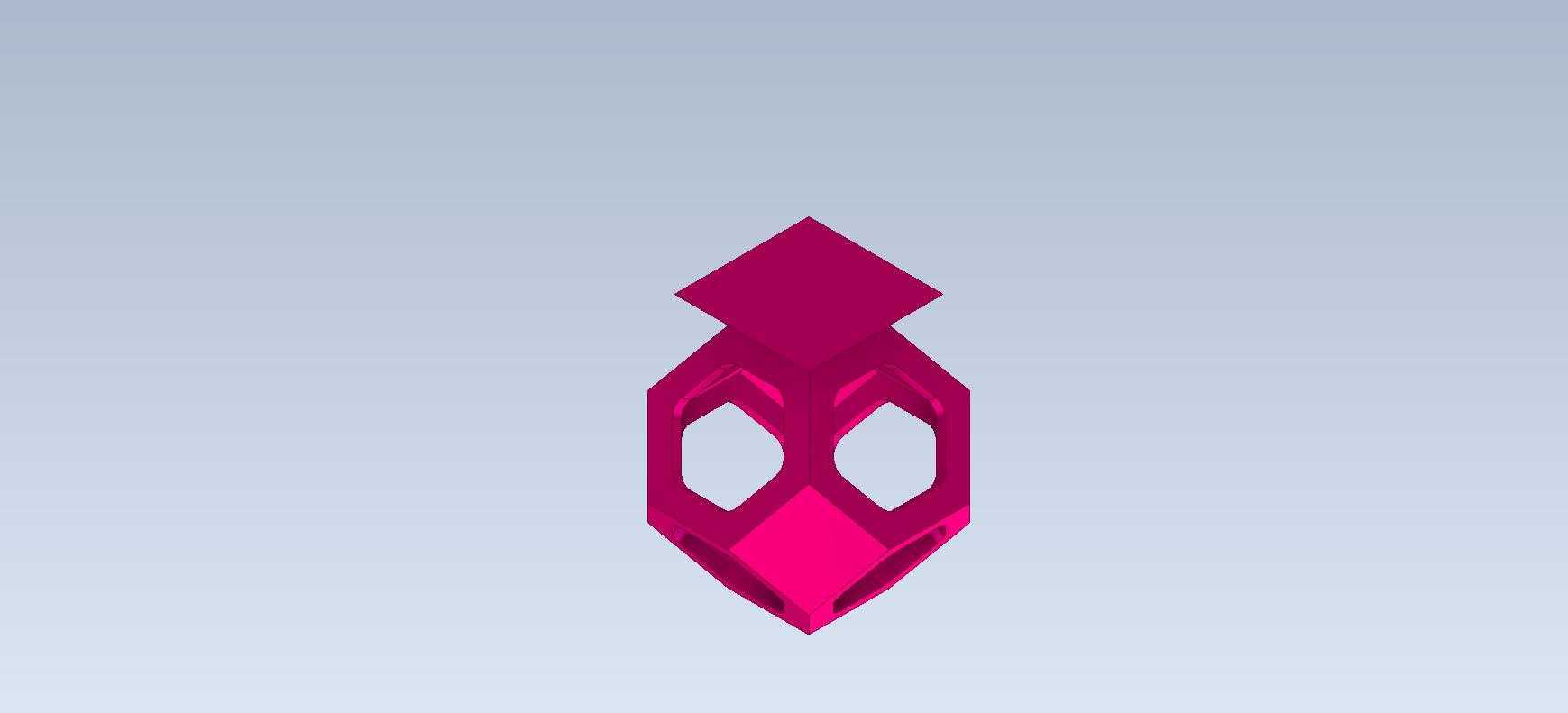 3D CAD 基础练习 / CATICS 3D13-H04/ 几何形状/ Cuerpos Geométricos/ Autodesk Inventor Pro