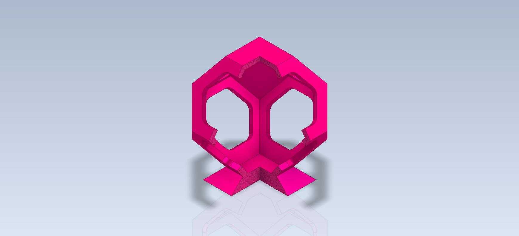 3D CAD 基础练习 / CATICS 3D13-H04/ 几何形状/ Cuerpos Geométricos/ Autodesk Inventor Pro