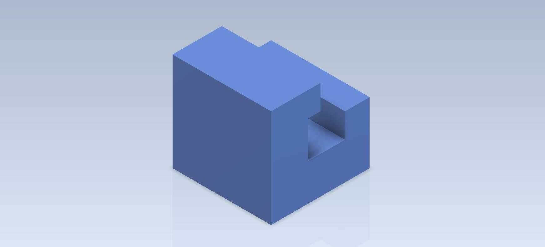 Studycadcam 3D CAD 练习 256 / 简单实体 Autodesk Inventor Pro