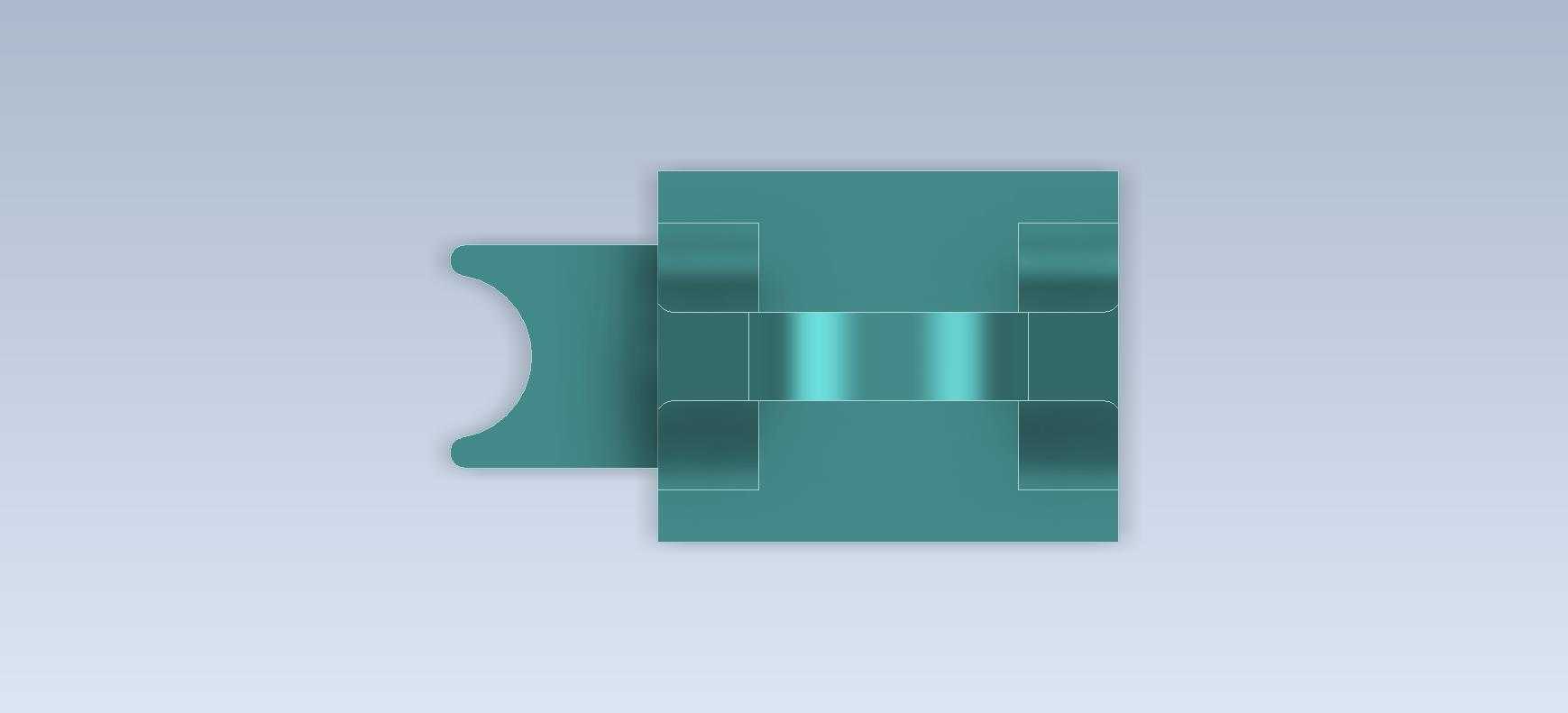 3D CAD 基础练习 053/Autodesk Inventor Pro