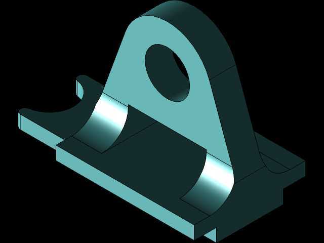 3D CAD 基础练习 053/Autodesk Inventor Pro