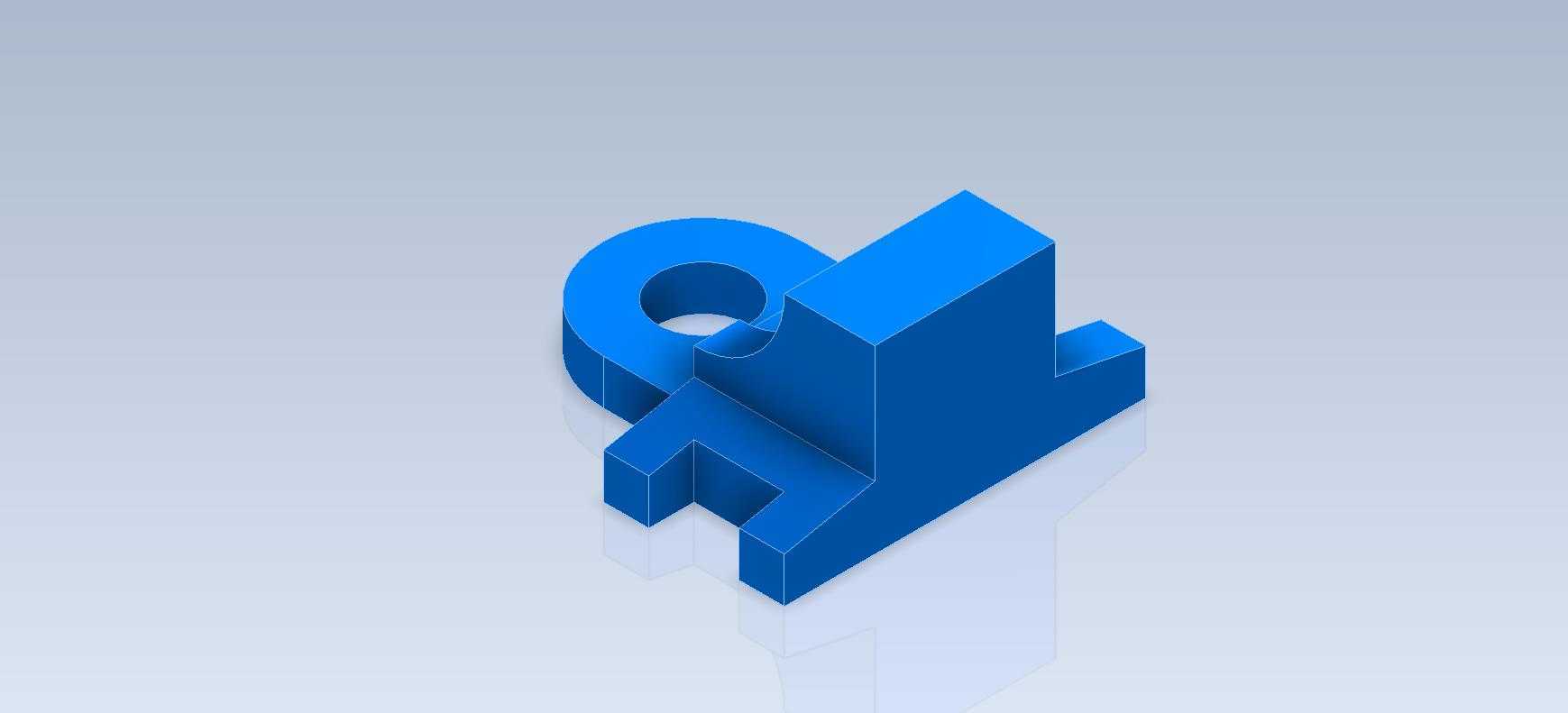 3D CAD 基础练习 063/Autodesk Inventor Pro