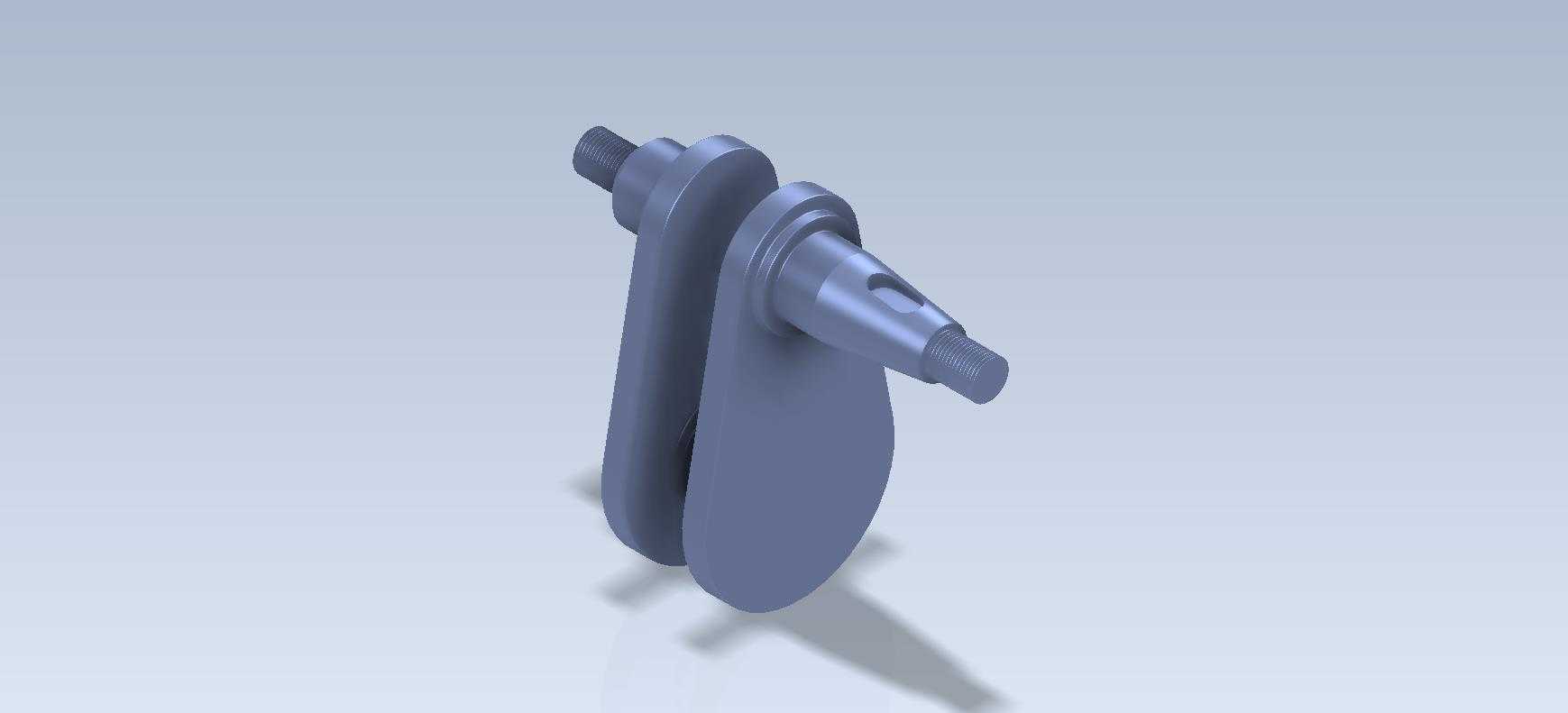 3D CAD 基础练习/曲轴/ Cigue?al/ Autodesk Inventor Pro