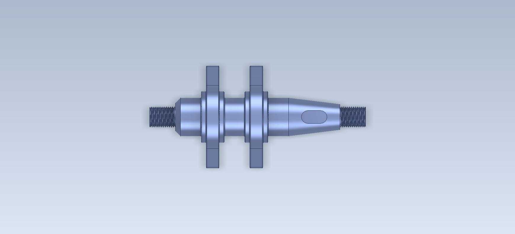 3D CAD 基础练习/曲轴/ Cigue?al/ Autodesk Inventor Pro