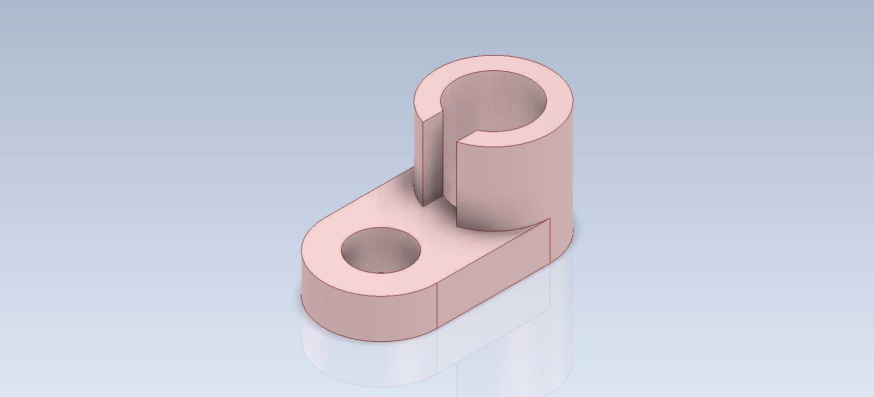 3D CAD 基础练习 001/Autodesk Inventor Pro