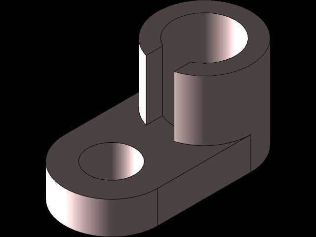 3D CAD 基础练习 001/Autodesk Inventor Pro